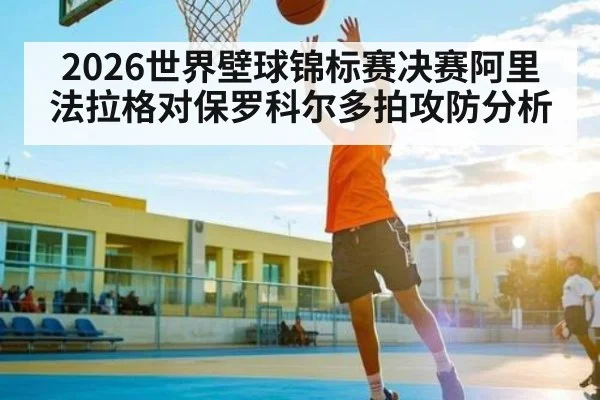 2026世界壁球锦标赛决赛阿里法拉格对保罗科尔多拍攻防分析